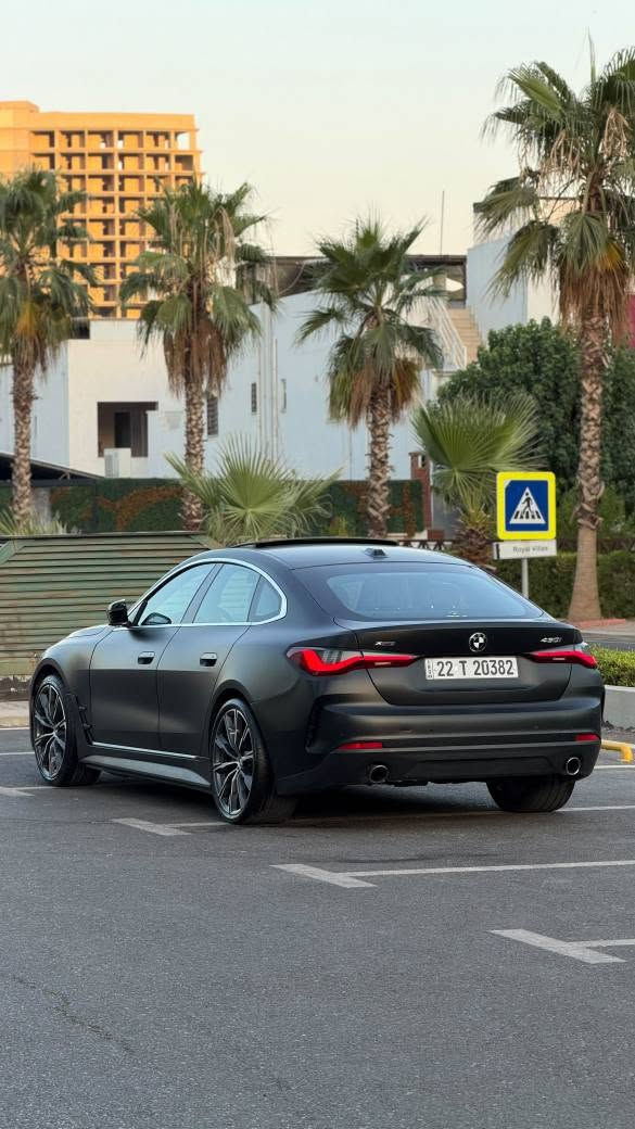 Bmw 430i  
موديل ٢٠٢٣ 
٤ پستن ٢.٠ توربو 
كامل PPF مات كراوة 
فوول مواصفات 
بةس بونيد بوياغة بي داخلي 
ارباك سوكان سيستم 
رسمي سونةرم داناوة 
گير مةكينة تةبريد كارةبايات  نوقصاني  هةمووي بةشةرت  
سعر ٢٦٨ ورةقة و مجال 
هةولير 

*********** كورك واتساب أربيل, العراق
