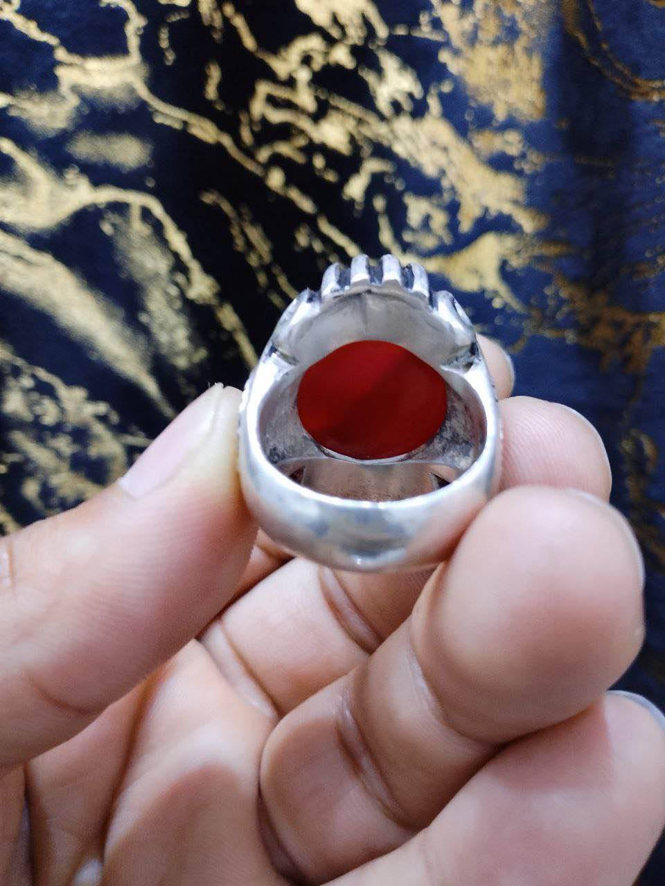 اللهم صل على محمد وال محمد 
خاتم عقيق يماني احمر خشن
قطعه في منتهى الجمال والروعه
صياغه حماده vip فضه عيار 990
مقاس الخاتم 23
يوجد توصيل جميع المحافضات⁩ البصرة, العراق


**إذا كنت صاحب هذا الإعلان وتريد حذفه لأي سبب، رجاءا أرسل رسالة إلى الدعم الفني**