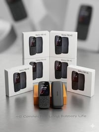 نوكيا 106 4G • بطارية ٨٠٠ • شريحتين