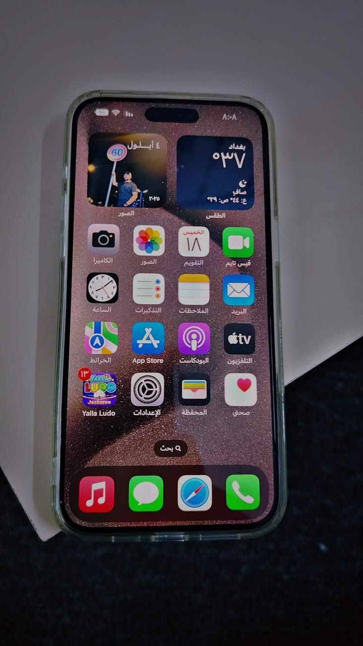 السلام عليكم
15برو ماكس تيتانيوم نموذج M جهاز كامل ملحقات كارتون و3محفضات كيبل ممستخدم تفاصيل بصور جدا نضيف مابي زلغ نشالله 
اتصل واتساب 
***********
