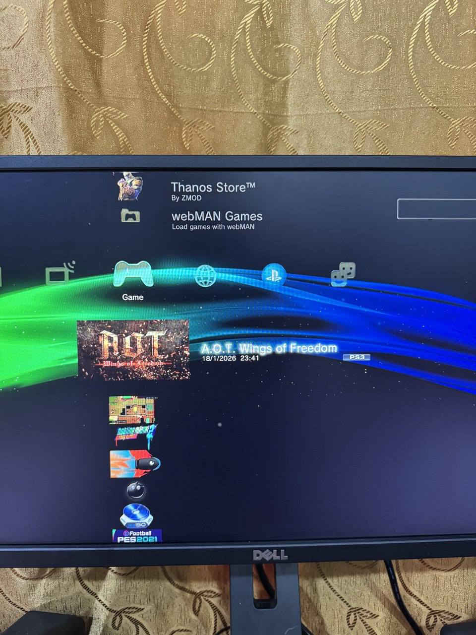 بلي ٣ مهكر نظام مكاتب ٩ و بيه ٢٧ لعبة
هارد ٣٢٠ الاصلي من الشركة هو و غراضه بس بدون باكيت
نظام كستم اخر تحديث و بيه مكاتب للبلي ١ و ٢ و ٣ و كل محاكيات الالعاب القديمة اكثر من 5000 لعبة يعني اي لعبة تريدها من الجيل القديم موجودة  
مبدله معجون حراري اصلي بايدي MX3
معاه ٤ يدات بلوتوث ٢ شغالات و ثنين بيهم خلل بالمثلث و الثانية ب L1
من الالعاب البيه كلهم قويات و مو اي شي:
Attack on titan   (انمي هجوم العمالقة)
Assassin's creed 3
Assassin's creed black flag 
Borderlands 1
Borderlands 2
Cod black ops 3 (مع كل اضافات الزومبي)
Driver san Francisco 
Hotline Miami 1
Hotline Miami 2
Just cause 2
Max payne 3
Metal gear solid 5: the phantom pain
Midnight club LA 
Mirrors edge
Need for speed: most wanted
Pes 2021
Red dead redemption 1 (مع اضافة الزومبي)
Sleeping dogs
Sniper elite 3 (مع كل اضافاتها)
Tekken tag tournament 2
The walking dead 1
The walking dead 2
Ghost recon: future soldier 
Tomb raider 
Watch dogs
WWE2K 17
JJBA: EYES OF HEAVEN (انمي جوجو)
بيه بس كم فطر بالخارج ما ياثرون عليه ابد
سعره ب١٢٠ و بيه مجال
العنوان: موصل/ حي سومر
المراسلة على الخاص او الواتساب فقط
***********
