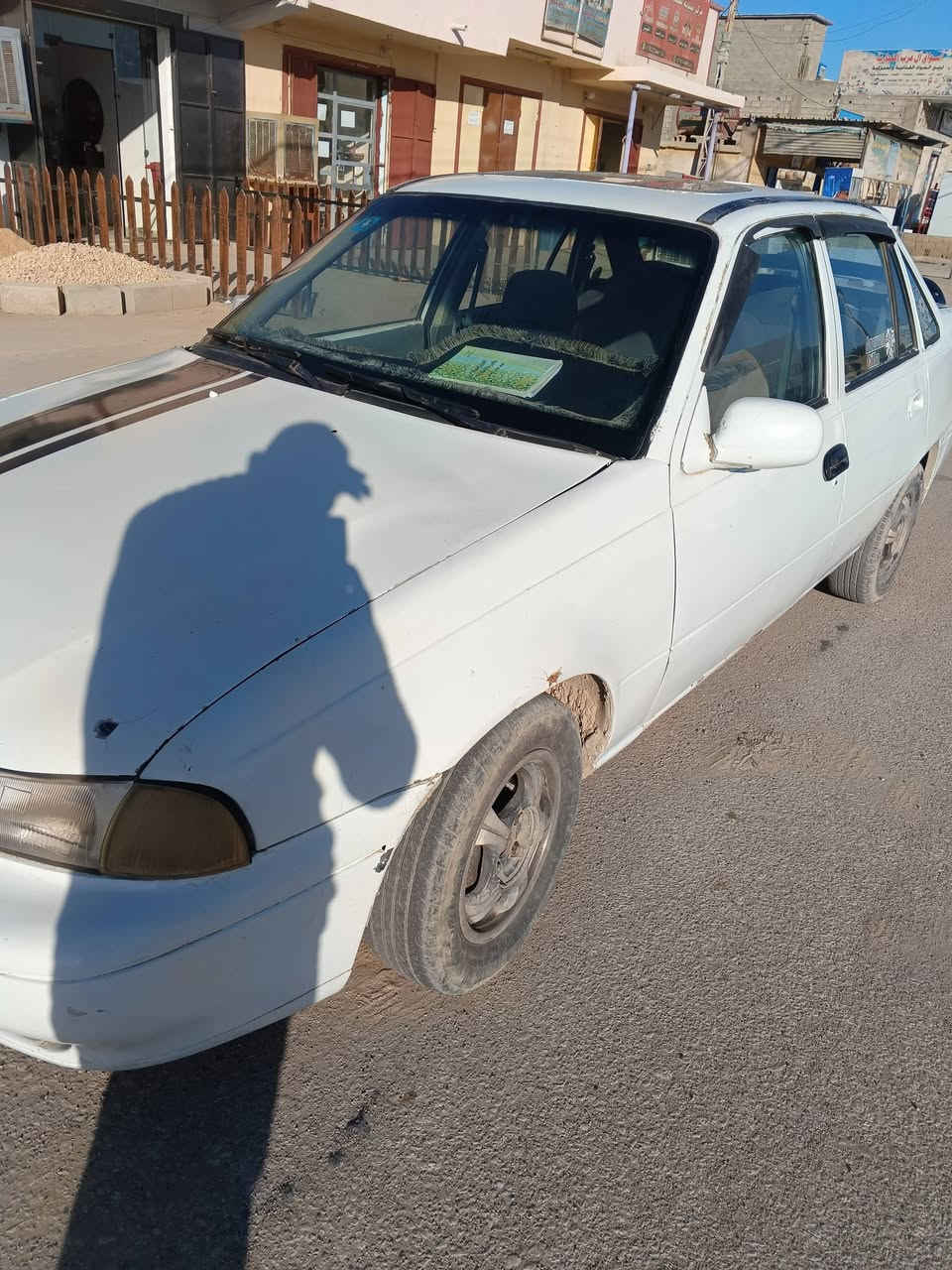 دايو سلو للبيع 
1_ الموديل 95 
2_ سنوية لل 29 
3_ صاحب السياره بالديرة 
4_ تسجيلها اصولي 100%
5_غرامات وما شابه ولا دينار 
6_ المحرك شرط الكفالة 
7_ الگير عادي شرط الكفالة 
8 _الصدر خير من الله تمام
9_جام كهربائي 
10 _ لايتات 
11_اقتصادية بالبانزين كل حيلها 
12_ تواير شرط الكفالة 
13_ باتري جديد شرط الكفالة 
14_ بس دير بانزين وتوكل وين ما تريد 
15_ والسعر بس 22 ورقة 
خاص او اتصال ***********
