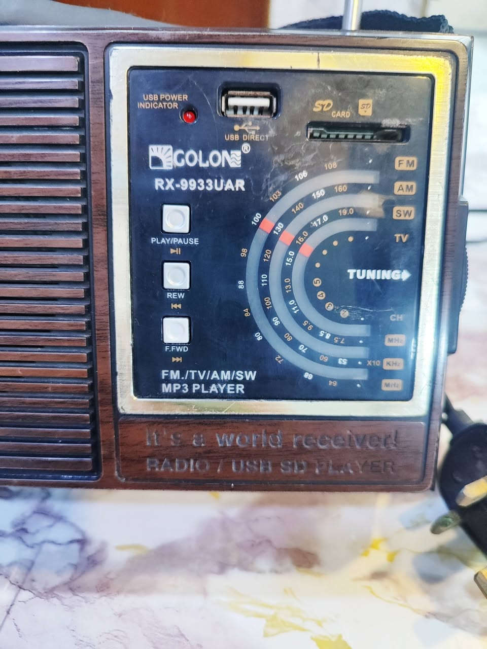 راديو للبيع
شغال كهرباء بطاريات السعر 30 مع تلتوصيل


**إذا كنت صاحب هذا الإعلان وتريد حذفه لأي سبب، رجاءا أرسل رسالة إلى الدعم الفني**