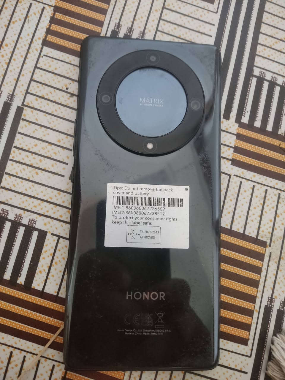 السلام عليكم 
HONR X9a 5G
مستخدم ذاكره 256ميكه بايت
السعر 250بدون ملحقات وبي مجال بصيط مكاني البصره قضاء الزبير وهلاوسهلا


**إذا كنت صاحب هذا الإعلان وتريد حذفه لأي سبب، رجاءا أرسل رسالة إلى الدعم الفني**