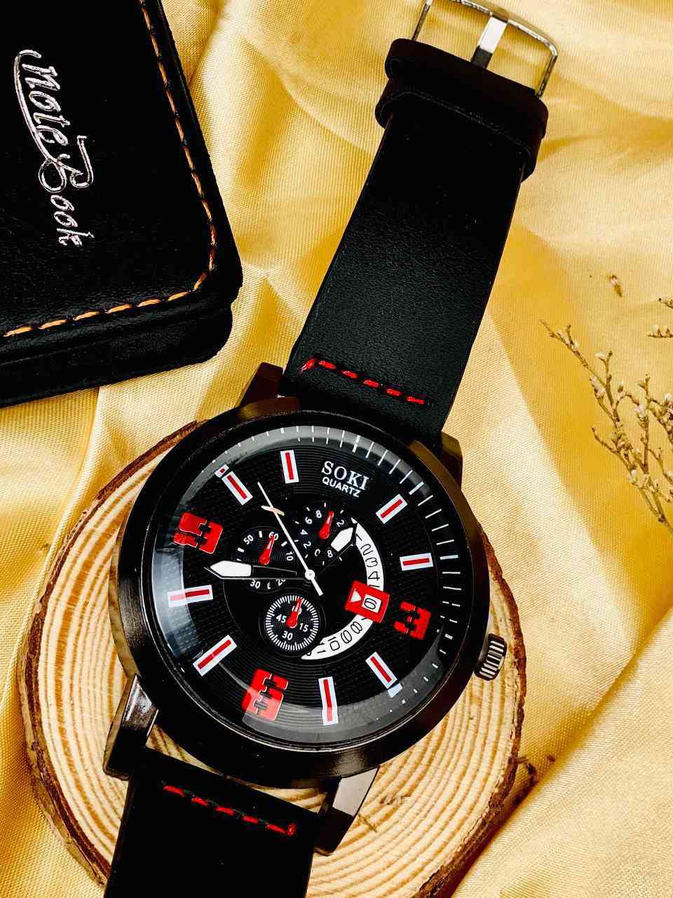 الاختلاف والتميز شعارنا✌️
أناقة الرجل تبدأ من يده💋

🖤بوكس ساعة رجالية🖤
ماركة SOKI QUARTZ

لانكم تستحقون كل شي مميز وفرنا لكم احلا واجمل بكج مميز رجالي من ماركة 
سوكي كوارتز 🖤

🎁 البوكس مكون من :
ساعة مع سوارات مختلفة
مع علبة محكمة ✔️✔️

مواصفات الساعة
✅ماكنة ياباني
✅مقاومة للماء 
✅مقامة للخدش
✅لون ثابت
✅ علبة محكمة
✅طلاء ثابت , ضد الخدش
✅تحتوي على تاريخ
يصلح هدية لأقرب مخلوق على قلبج 💋

🚗 يوجد خدمة توصيل لجميع محافظات العراق ٤ الاف 🚘


**إذا كنت صاحب هذا الإعلان وتريد حذفه لأي سبب، رجاءا أرسل رسالة إلى الدعم الفني**