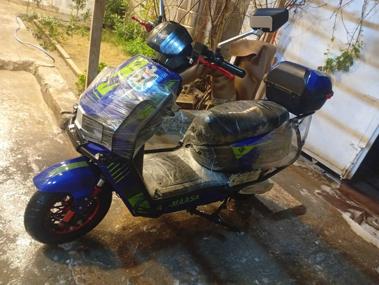 السلام عليكم دراجه شحن للبيع
6 بطاريه 
بصمه تشغيل


**إذا كنت صاحب هذا الإعلان وتريد حذفه لأي سبب، رجاءا أرسل رسالة إلى الدعم الفني**