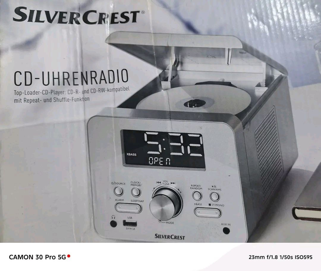 راديو ومشغل اقراص ومنبه وساعه كلهن بهذا الجهاز 
15 الف بدل مجان معروض25


**إذا كنت صاحب هذا الإعلان وتريد حذفه لأي سبب، رجاءا أرسل رسالة إلى الدعم الفني**