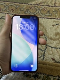 ايفون 13 عادي ذاكره 128 بطاريه 86 لون احمر اي خلل مابي مكفول السعر 430...