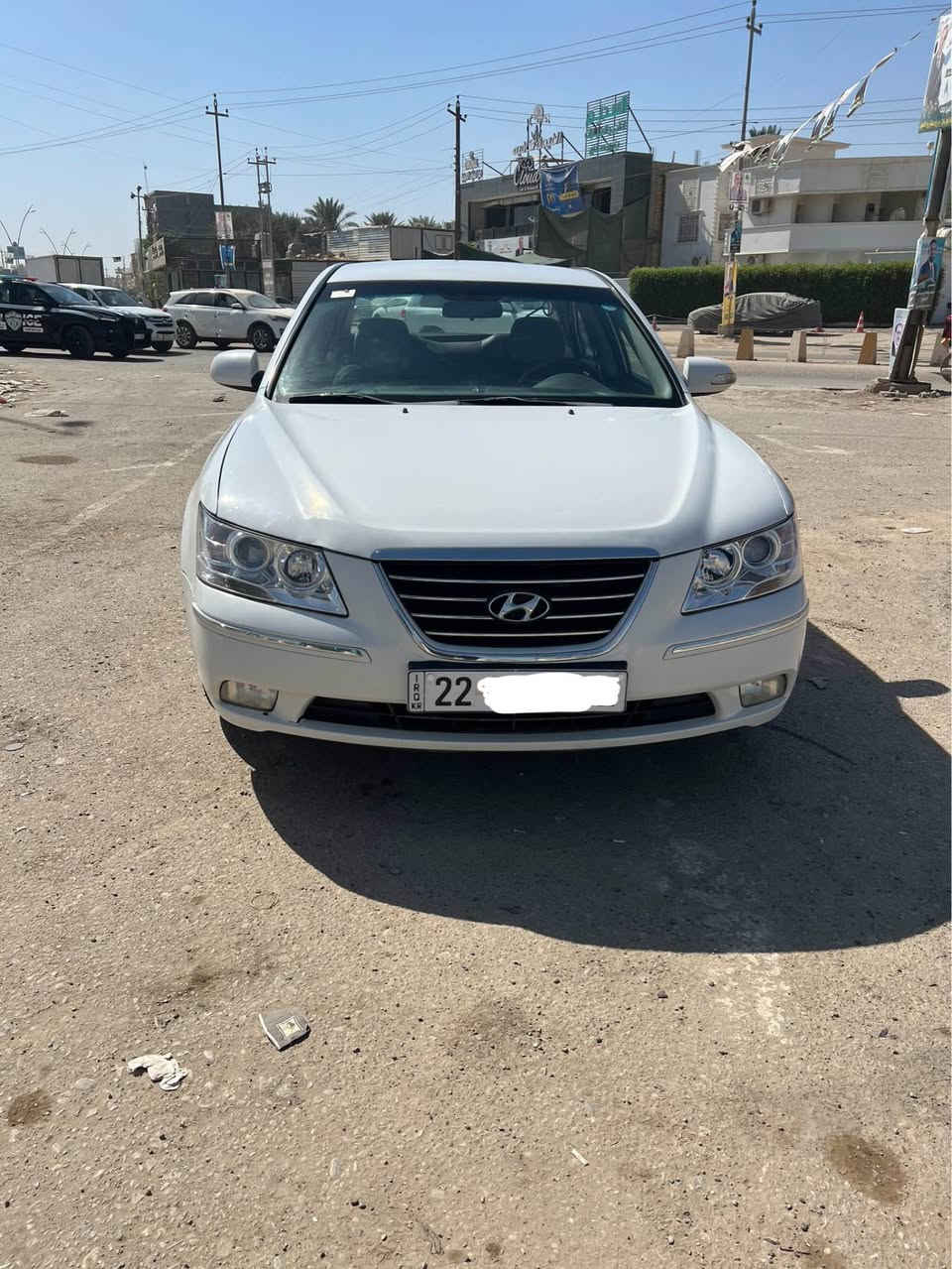 سوناتا موديل ٢٠٠٩ اللون ابيض داخل جلد اسود 
كشن السايق كهرباء 
محرك ٢٠٠٠
بيها رشات صبغ ب٣ مكانات و خالية من الگص والتبديل 
مكينة وكير وحدادة وتبريد جيد جداً
تخم تاير وويل كب جدد
رقم اربيل 
سنوية بأسم صاحبها وكالة وتحويل جاهزة وداخلة هزة 
السعر ١٠٠ 

*********** Hale, NT
