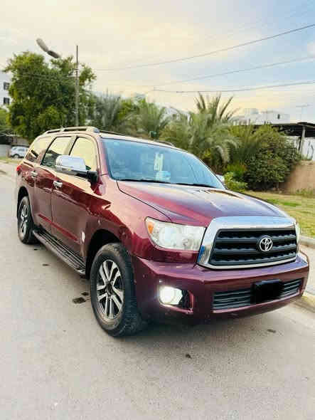 سلام عليكم 
لبيع او مراوس 
تيوتا سيكويا 2008 
سيارة وارد امريكي حادثه جاملغ امامي جهةٍ صدر 
بدون ارباك صبغ حزام سبب صبغ جراد بدون معجون 
سيارة نضيفه جدا 
فول مواصفات واحد ع واحد 
محرك 5700 
4 بردات 
لايت منضومة زينون
كشنات سياحي 
تخم تايرات جديد 
محرك كير اكسل حدادة صدر تبريد كله مكفول رقم بغداد 
سعره 155 
الاتصال هذه رقمي واتساب 
***********
