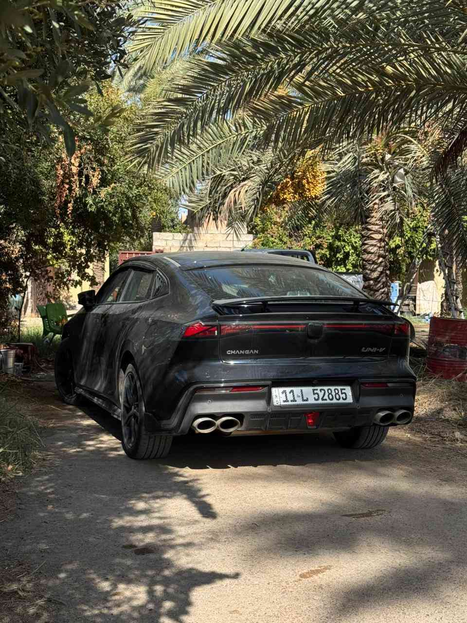 السلام عليكم شانجان  يو ني ڤي موديل 24 ماشية 27800 وقابل للزيادة بعدها على وظع الشركه  محرك 2000 تيربو السيارة صاروخ مكان السيارة التاجي  السعر 175 وبيها مجال بسيط حك الجية *********** 
***********
