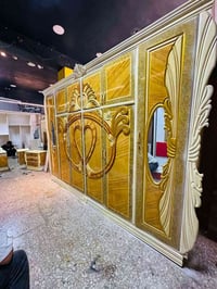 غرفه اخشاب • ٧ قطع • نضافة ٩٠٪
