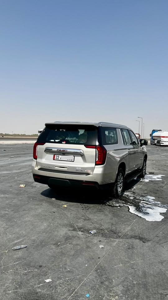 جمسي GMC يوكن موديل 2022 خليجيه وكاله المنصور طبله 
اللون شمباني كما موضح بالصور 
ثلاجه 
باب كهرباء 
رادارات 
تحذير اصطدام 
ارضيه نايلون 
سفريات 
دوشمه كشنات 
تخم تاير مشلن جديد 
السياره جاهزه للاخير 
ماشيه 300 وكسور 
كير مكينه حداده اكسل  
السياره مغلفه نانو جانت وقبل فتره شلته 
السعر470 مجالها بصيط كلش 
السياره ما بيها خط ولا مسجله ومكانها بصره  
اي استفسار ***********

