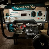 مولد كابوتا x بانزين سلف و هندر و تشغيل عن بعد بصمة 5.5 kv  25 امبير  ...