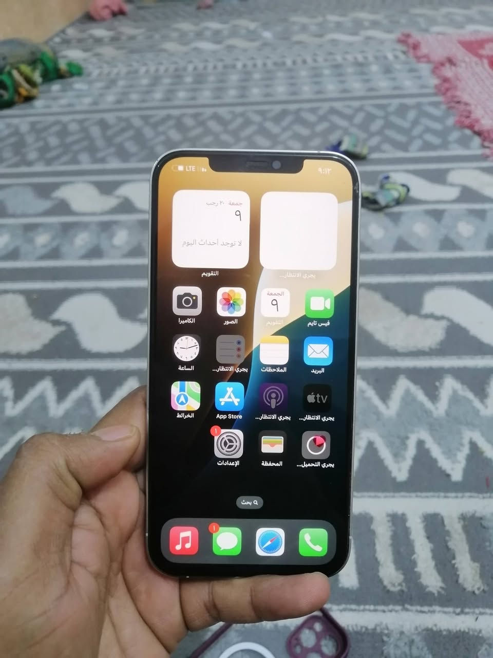 السلام عليكم 12 برو ماكس شرق أوسط استخدام شخصي السعر 525بي مجال مكاني نجف حي المكرمة ***********
