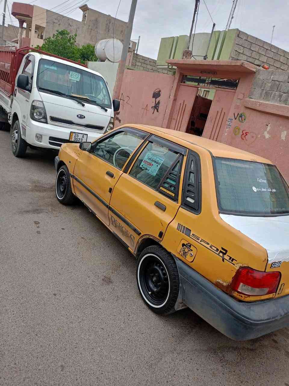 لبيع سايبه مشروع وطني طخم جديد تبريد تكه شاصي بس
شرط التحول دوشمه كلو جديد تايات كلهم جدد مكان موصل ايسر ***********   السعر 20

