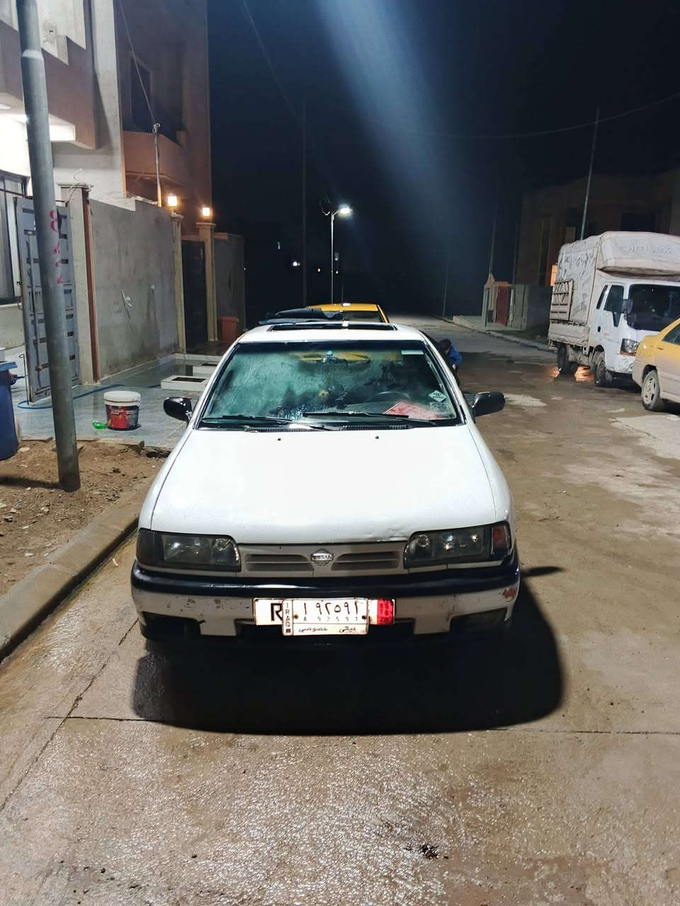 للبيع
سيارة نيسان براميرا موديل 91
رقم ديالى مشروع وطني شرعيها بل موصل ابيع تحويل بدون وكالة محرك جديد حجم 20مال كصة ماصارشهر من شديتو طخم تاية باتريد جديد تبريدها ثلج 🥶
الضرر صندوك 
السعر 25وبيها مجال
ويرهم بل قصط
***********كورك
***********اسيا
