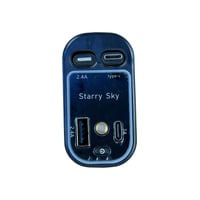 شاحن سيارة ٤ في ١ • شحن سريع ٦٦ واط • كيبلين مدمجين ٧٠ سم