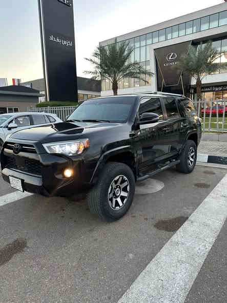 السلام عليكم 
شونكم شباب
فور رنر 2020  sr5  بريميم فول 
فور ويل 
جلد
فتحه
كشنات كهرباء وبصمه 
حادثها ربع جاملغ فقط 
والايرباكات كلها راجعه سستم وعل فحص 
ماشيه 72 الف 
السياره جديده جدا 
مكانها السياره السيديه
سعرها 29 الف وبيها مجال 
الاتصال ***********
