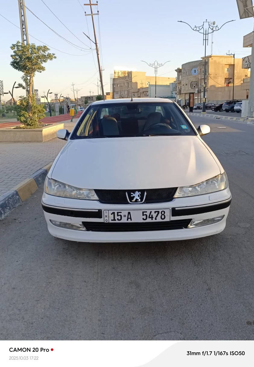 للبيع بيجو 406
*********** 
موديل 2001 
رقم سنويه جديد 
جاهزه من كلشي 
مكان تكريت
