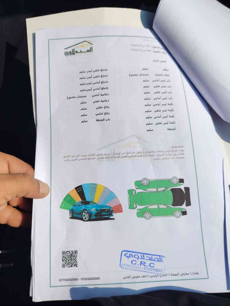 السلام عليكم حبايب

اللهم صل على محمد وال محمد

دودج تجالنجر 2019 لون فيروزي مميز

((قطعه وحده صبغ)) فقط لا غير بس البنيد 
3600 6 سلندر 
سياره جديده بمعنى الكلمه وماشيه 43 وكلها على وضع الشركه
صور الحادث والسونار مرفقات بالصور 
مواصفاتها فول عدا الفتحه

كشن كهرباء

تدفئة وتبريد كشنات

كشنات جلد

شاشة جبيره

رادارات جانبيه

السياره دينار واحد متذب عليها

السعر 179 ومجالها كلش قليل
مكاني بغداد حي الجامعه ت*********** بغداد
