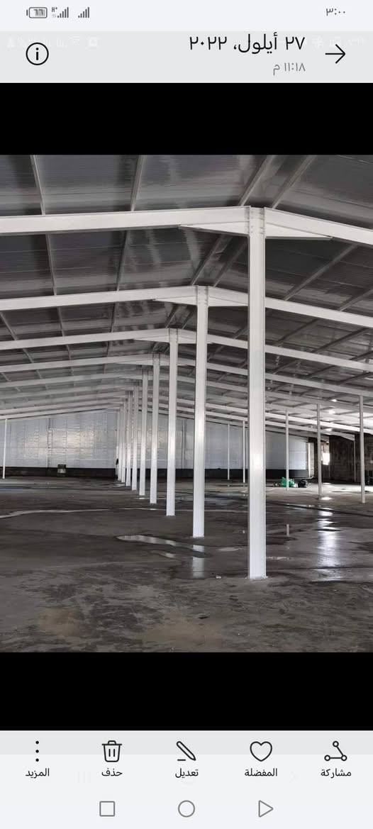 ابو حسن الحداد مستعدون لعمل الجملونات والاسقائف والهيكل الحديد هاتف *********** و***********
