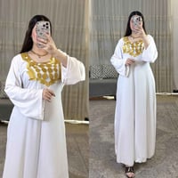 دشداشة كلوش • مخمل جلد الأرنب • توصيل المحافظات