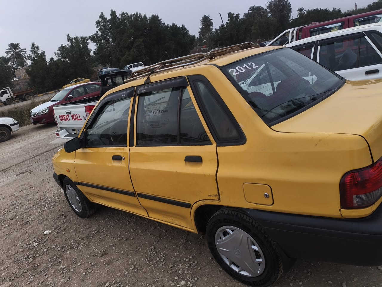 سلام عليكم سايبه للبيع موديل 2012 رقم بصره دولي

 باقي بس ستلام لوحات سنويه ل 28 شرط تحويل سياره

 كفاله عامه من ضربه وتبديل كير ومحرك شرط سياره

 نضيفه وحلوه السعر 25 وبيها مجال لشراي الاستفسار اتصل ***********
