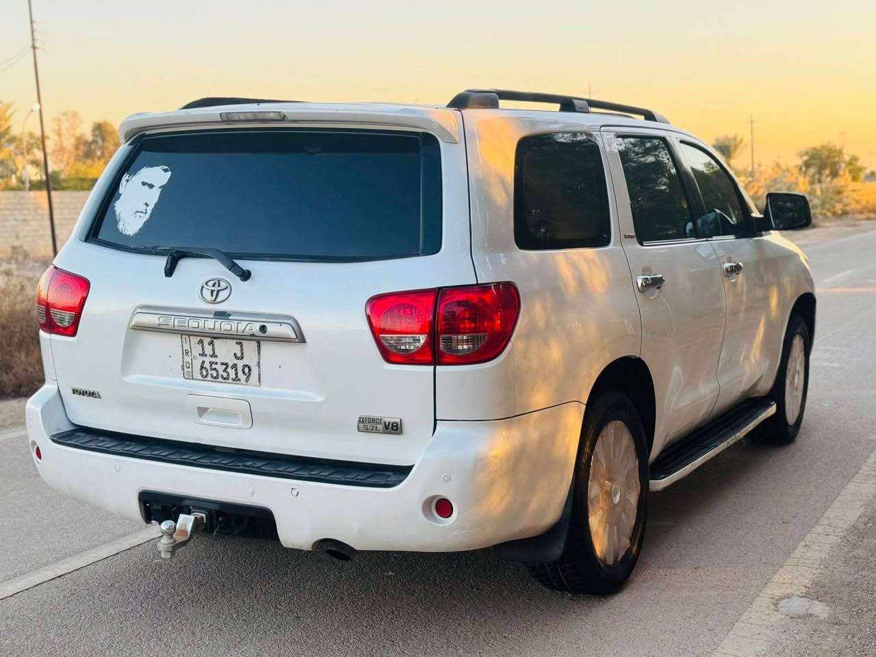 لسلام عليكم
           تيوتا سيكويا  بلاتينيوم 
بسمي مشروع وطني 
موصفاتههً معروفه
داخل مشمشي
.الموديل:2009
.المواصفات(platnum) 1/1
ماشيه 200 الف
.سلايد روف
كشناتً جلد
.زراكات 
.كامره
.تحكم ستيرن جهتين
.ستيرن كهرباء
.مري شفط
.كشنات جلد +تدفئه تبريد
.بردات جانبيه بلاديه
.شاشه ايباد
.V8(5700)
.بعد بيها هوايه مواصفات 
سياره مكفول كفاله عامه 
شبر صبغ يم جاملق خلفي
.السعر 172
مكان السياره بغداد
***********
*********** بغداد, العراق
