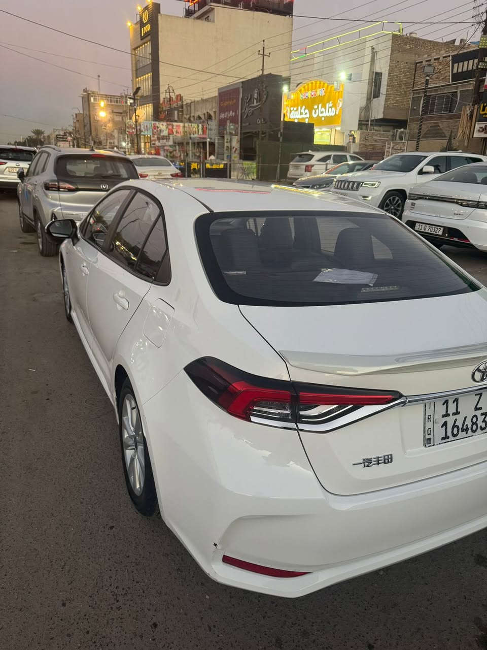 السلام عليكم كورلا للبيع
موديل ٢٥ كفالة عامة ماعدة شخط بلجاملغ الامامي شي كلش بسيط 

ماشية ١٢ الف 

للاستفسار *********** 

مكان السيارة بغداد البياع
