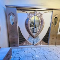 غرفة نوم مستعملة🇹🇷 موديل حديث ✨ لون مـــمــــيز 💫  نضافة80 ٪💯 عدد القط...