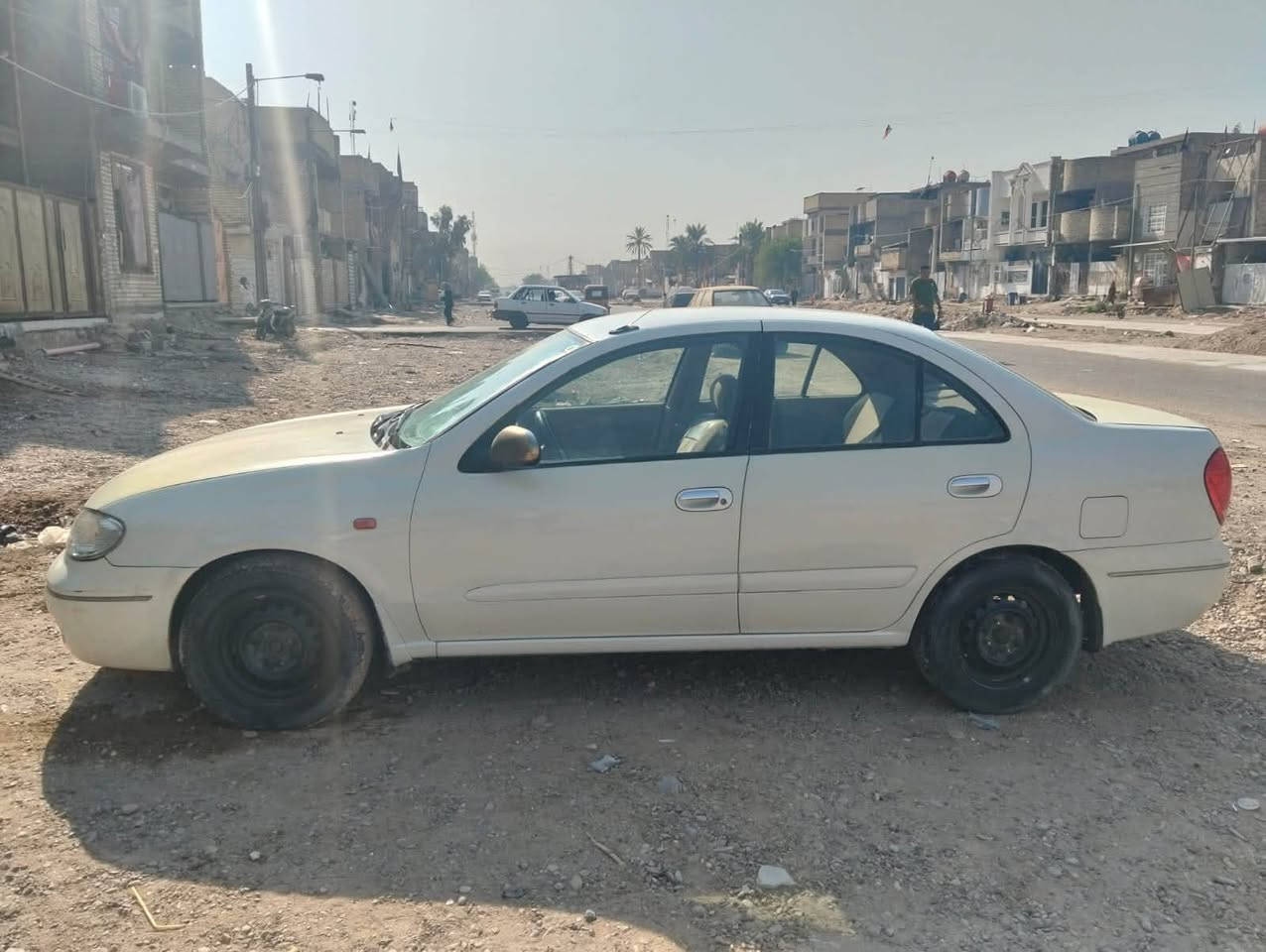 نيسان سني 2008 قبق اسود لون ابيض لؤلؤي رقم بغداد مصبوغة حزام للجمالية 
السعر 90$
***********
