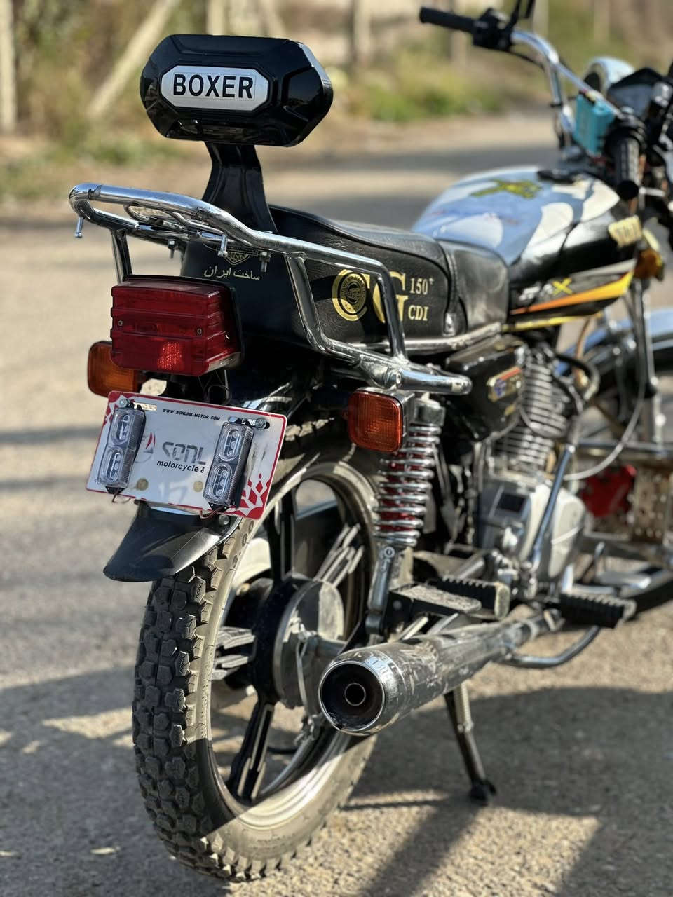 سلام عليكم دراجة للبيع موديل ٢٠٢٣ دراجة نظيفة محرك مامفتوح اوراق كاملة السعر ٥٧٥ وبيها مجال مكان ديالى تقاطع ‭٠٧٧٧ ٤٢٥ ٦٥٩٤‬
