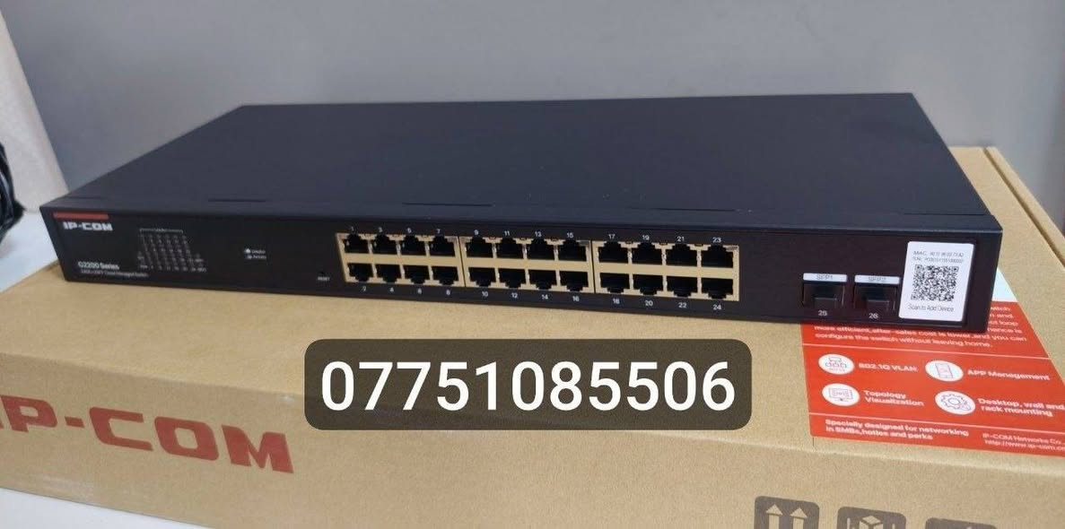 هب IP_COM
📍 G2224D (يتبرمج) 
السعر 85.000
📍 G2226F (يتبرمج) .
📍 2 SFP 
السعر 100.000
📍G2216D (يتبرمج) 
السعر 70.000
📍 G1016D
السعر 60.000

⬅️ للإستفسار والتواصل ***********📞 واتساب توجد خدمة توصيل خلال 24 ساعة ⏱️🚚
