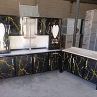 كاونتر ٢م • سنك مرمر ١.٢م • توصيل مجاني بغداد