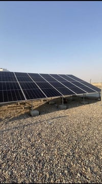 مستعدون لتجهيز وتنصيب كافه منظومات الطاقه الشمسيه وبارقه المواد من مار...