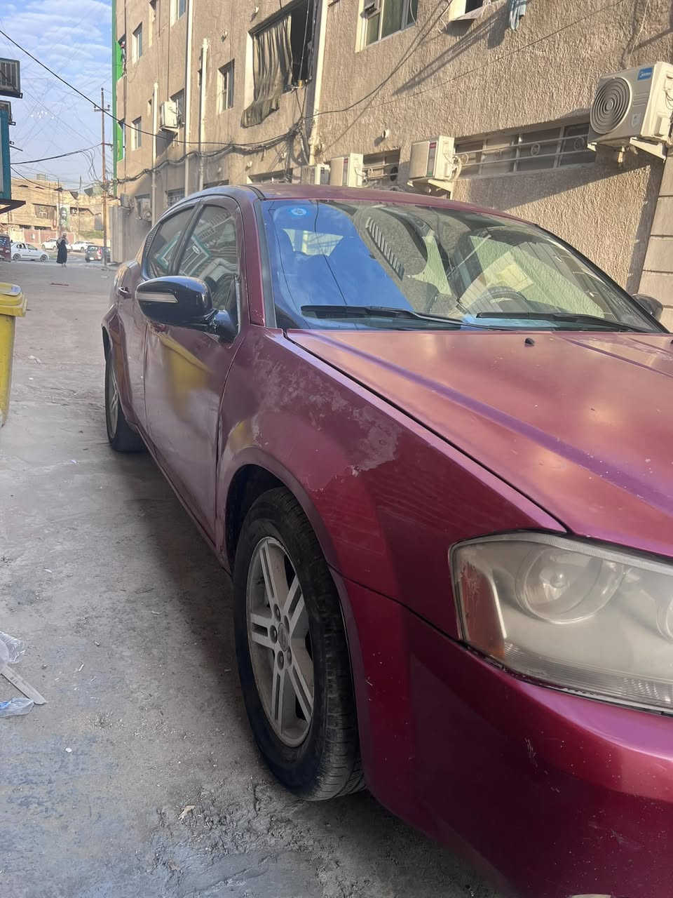 للبيع افنجر 2008 محرك 2400 
حادثها باب وجاملغ صفحة سايق 
لغود وشواصي وتكم وقمارة بدون اي تصليح 
بيهة مكانات جارد الكلير مالتها 
محرك وكير وصد امامي خلفي جديد 
منظومة تبريد مشدودة جديدة كاملة 
رقم بغداد سنوية لل27 رقم الماني 
سعرها 57  وبيها مجال للشراي 
***********
