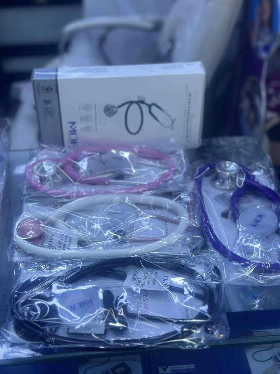 🩺✨ للطلاب والأطباء… أدواتك تهمنا!
سماعة MDF الأصلية – جودة عالية وصوت واضح.
• جهاز قياس السكر – دقيق وسهل الاستخدام.
• جهاز ضغط Jumber PLUS – عملي وموثوق.

📦 متوفر بأسعار مناسبة للطلبة والأطباء.

📲 للطلب أو الاستفسار زورنا في مكتب سما الطب _مقابل دائرة صحة الرصافة بغداد اوالاتصال عبر الارقام
***********/***********
