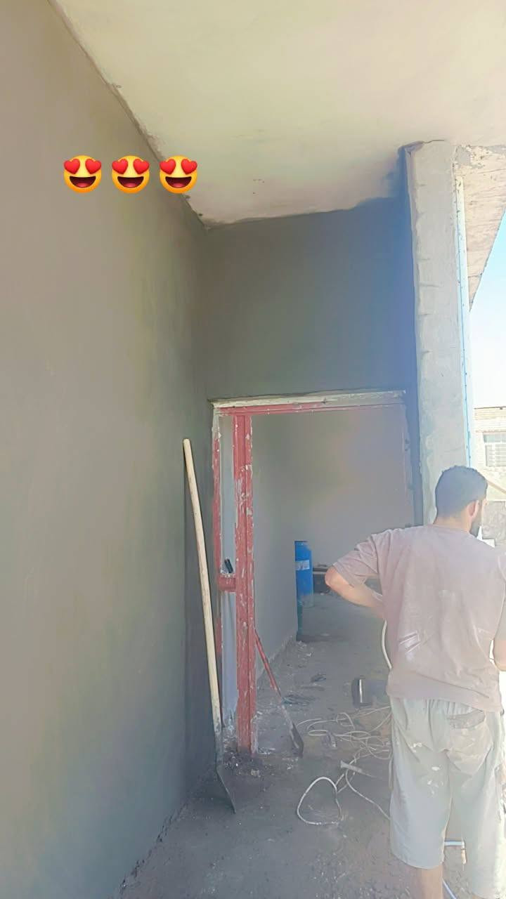 سلام عليكم خلفه جص بورك اسمنت شغل درجا اولا ***********
