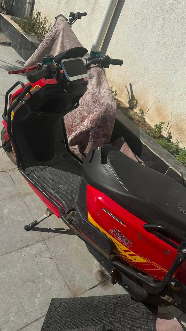 دراجة اباچي شحن للبيع بطارايات جدد كلهن اي نقص مابيها السعر ٧٧٥ وبيها مجال للاتصال *********** البصرة السراجي
