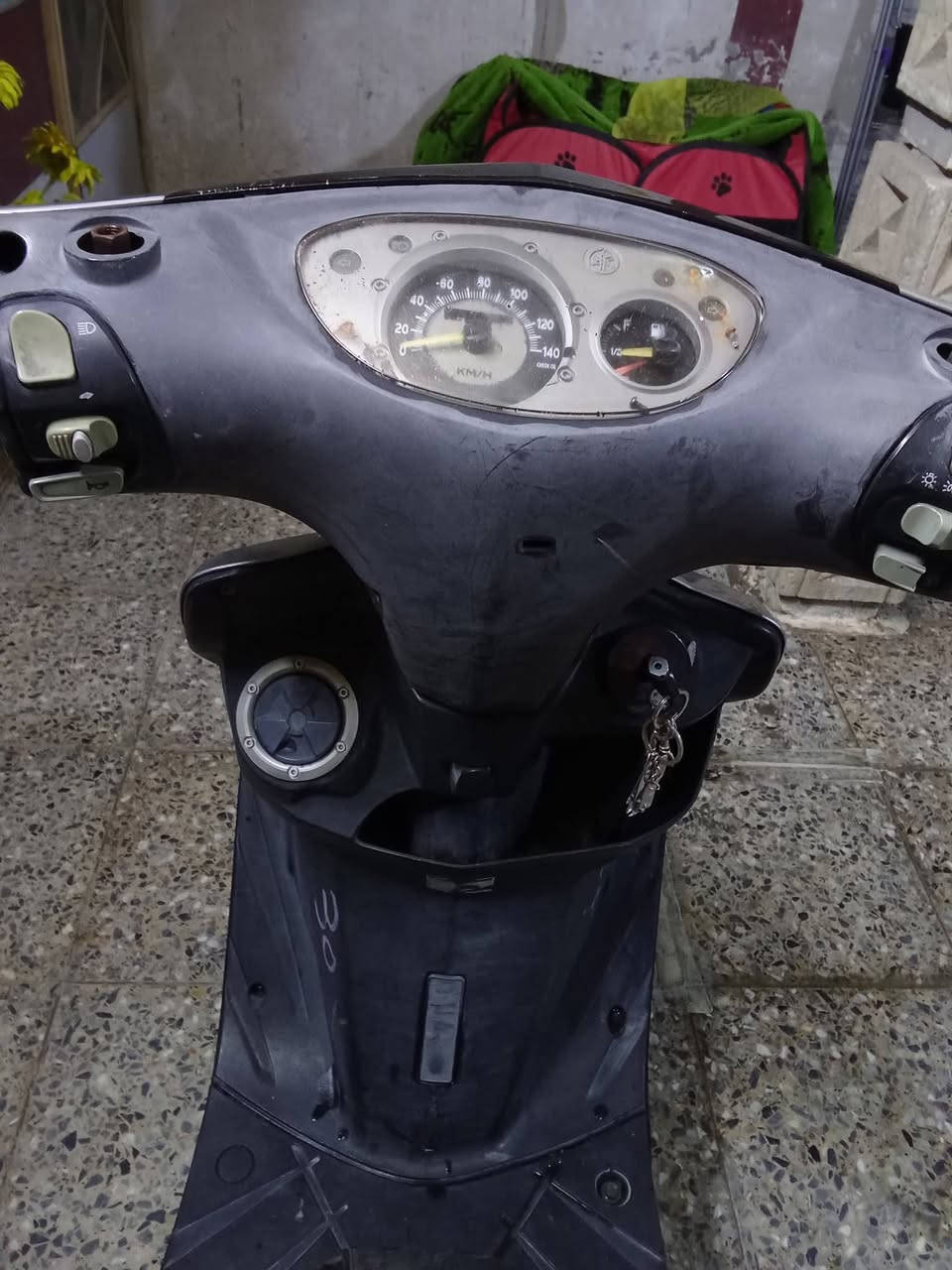 سلام عليكم للبيع ثعلب( GTR الشكل القديم)
دراجة بلادية خرسة 
ما بيها اي نقص كاملة مكملة بيها بكلايت خلفي خلية
شغالة سلف هندر كهربائيات كلها كاملة 
كيلو متر بانزين كله شغال 

(#السعر_550قفل) مكانها بغداد الامين الثانية 
***********
