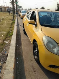 للبيع نيسان سني فيرسا موديل 2014 خليجي رقم نجف بسمي مصفره غرامات وهيئه...