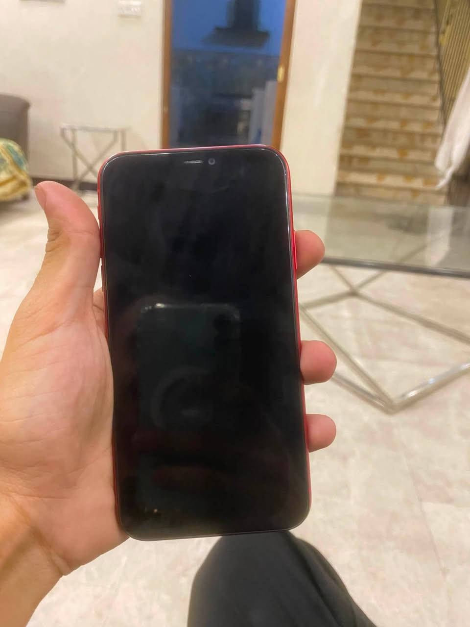 ايفون 11عادي مبدل شاشه وبطاريه نوعيه جدن ممتازه بصمه الوجه وكفت عله فجئه ذاكره 128 بطاريه 78 بي خيال بل شاشه من جوه ما بين موضع بل منشور سعر 185 مكان بغداد السيديه يوجد توصيل داخل بغداد فقط ***********
