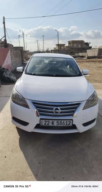 نيسان سنترا 2019 وضع الشركة بس طخه بسيطه بجاملغ الوراء 07730508003