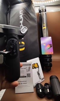 جيمبال • إضاءة RGB • ترايبود طويل