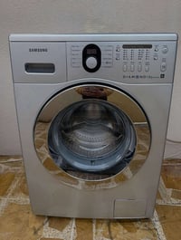 غسالة ملابس سامسونك جديد استعمال قليل 7 كغ للاستفسار الاتصال على الرقم...