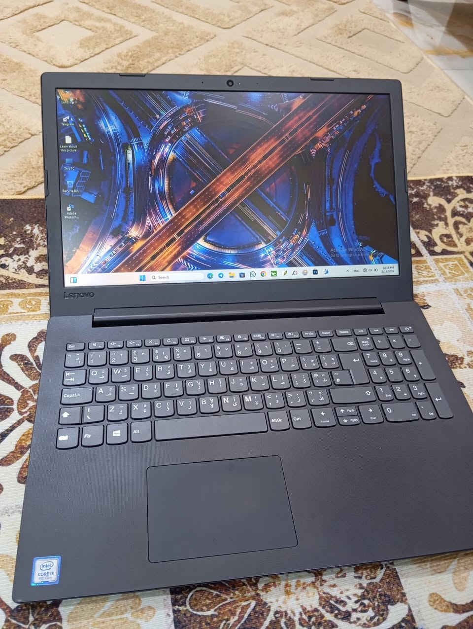 سلام عليكم لابتوب لينوفو
نضافه 100/100 
مكان بغداد الوزيريه سعره 175
متواجد ماسنجر واتساب رقم ***********
