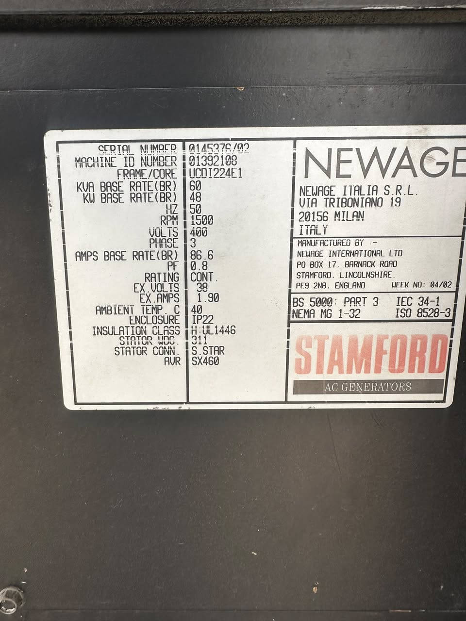 للبيع مولد نوع بيركنز انكليزي اصلي كاتم
محرك ٤بستم سوبر ١٠٠ملم توليد انكليزي ٦٠كيفي
منضومة حماية فول اوتوماتيك اطفاء وتشغيل ذاتي 
اوربي نضيف شرط الحمل لا بخار ولا تنقيص 
العنوان//بابل-متوفر توصيل الى جميع المحافظات 
للأستفسار//***********
