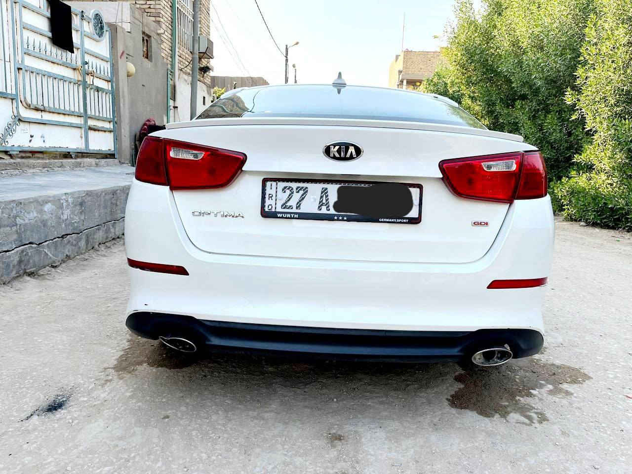 اوبتما وارد امريكي موديل ٢٠١٤/رقم (ذيقار) دولي باسمي/ هزه جديده  وسنويه ٢٠٣٠/السياره داخله للعراق كلين بدون حادث ليبل واحد/ بيه بالعراق صبغ الجاملغ الامامي بدون حادث وبارد بسيط باب السايق والباب مفتوح تطبيع والجنطه مفتوحه تطبيع/بدون دواخل كفاله من الحادث/ رقم الشاصي بالمنشور/ماشيه (فوك ٢٠٠)مكينه 2400GDI مفتوحه / كير جديد/ حداديه جديده /تخم تاير كوري/ تحكم ستيرن/ تبريد قطعتين/ ثلاجه/نص فولل
السعر المطلوب (١١٨$) بيه مجال بسيط/مكان السياره الديوانيه###***********
