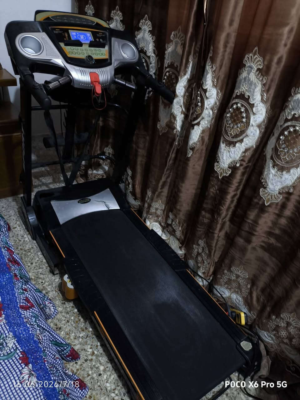 السلام عليكم جهاز جري جبلي نضيف جدا استعمال قليل شاشه لمس ناطقه سبيكر السعر ب225 مكاني بابل ***********
